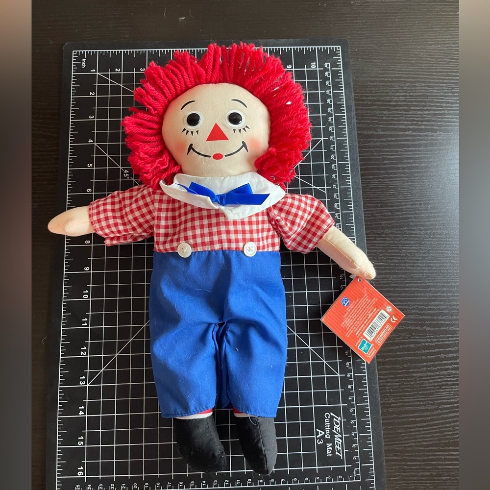 Vintage 2002 Raggedy Andy Rag Doll Hasbro Exclusive for Kohls 16”
